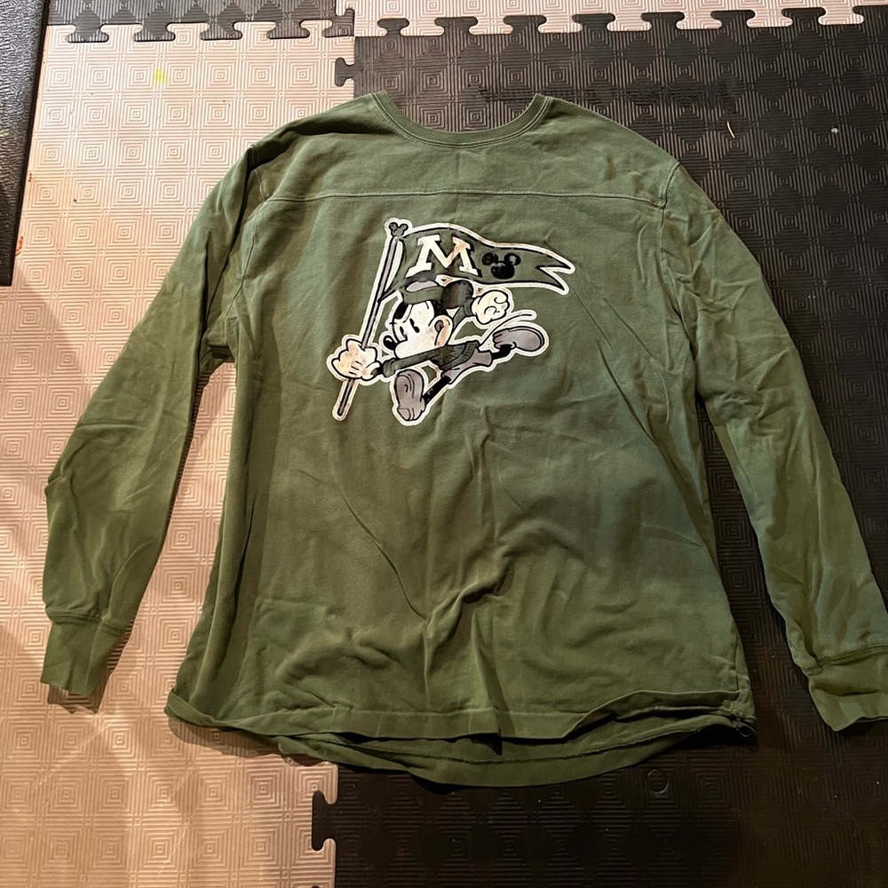 DISNEY Mickey Mouse Women's Long Sleeve Shirt Size XXL